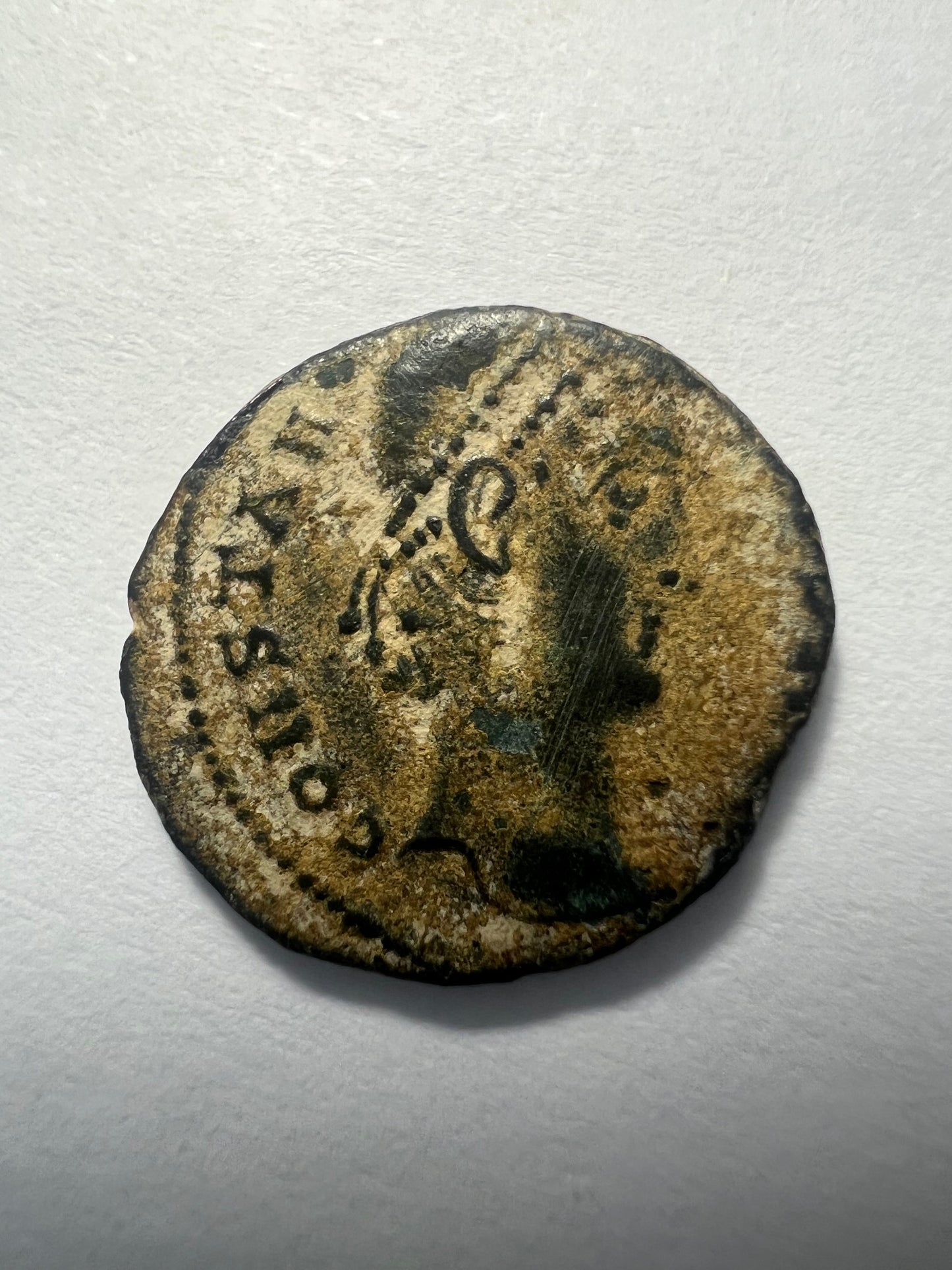 Genuine Uncleaned Ancient Roman Coin In Display Box