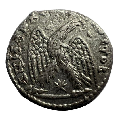 Heavy Ancient Roman Coin Elagabalus (218-222) Provincial Silver Tetradrachm