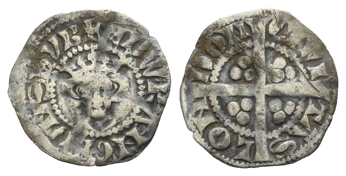 England. Plantagenet, Edward I AR Halfpenny. Struck circa 1280-1281. London (Tower) mint