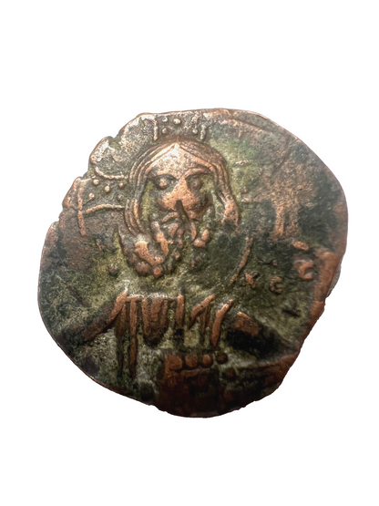 Genuine Ancient Byzantine Coin - 27mm Follis attributed to Basil II (AD 976-1025)