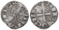 Medieval Crusader - Knight Templar Silver Denier Coin - Bohemond III (1163-1201)