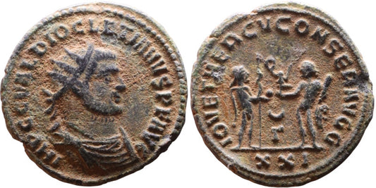 Diocletian (284-294 AD) Antoninianus (Preserved)