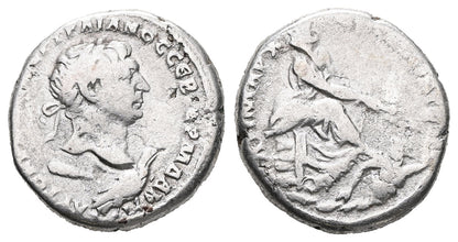 Trajan Heavy Provincial Silver Tetradrachm of Antioch, Syria. AD. 103-111