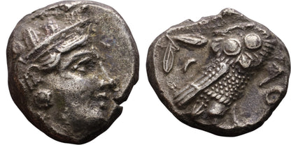 Attica. Athens circa 355-294 BC. Silver Tetradrachm AR