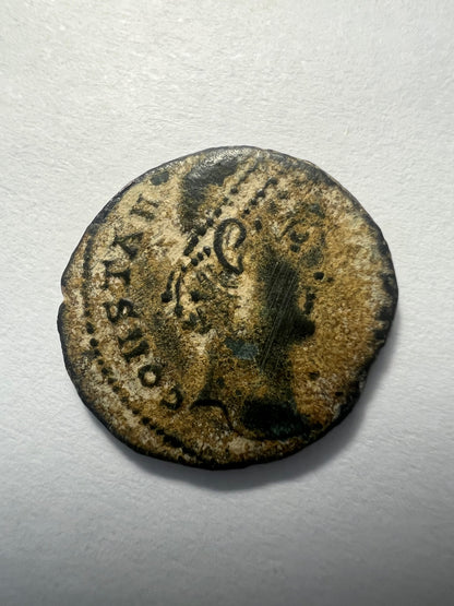 Genuine Uncleaned Ancient Roman Coin In Display Box