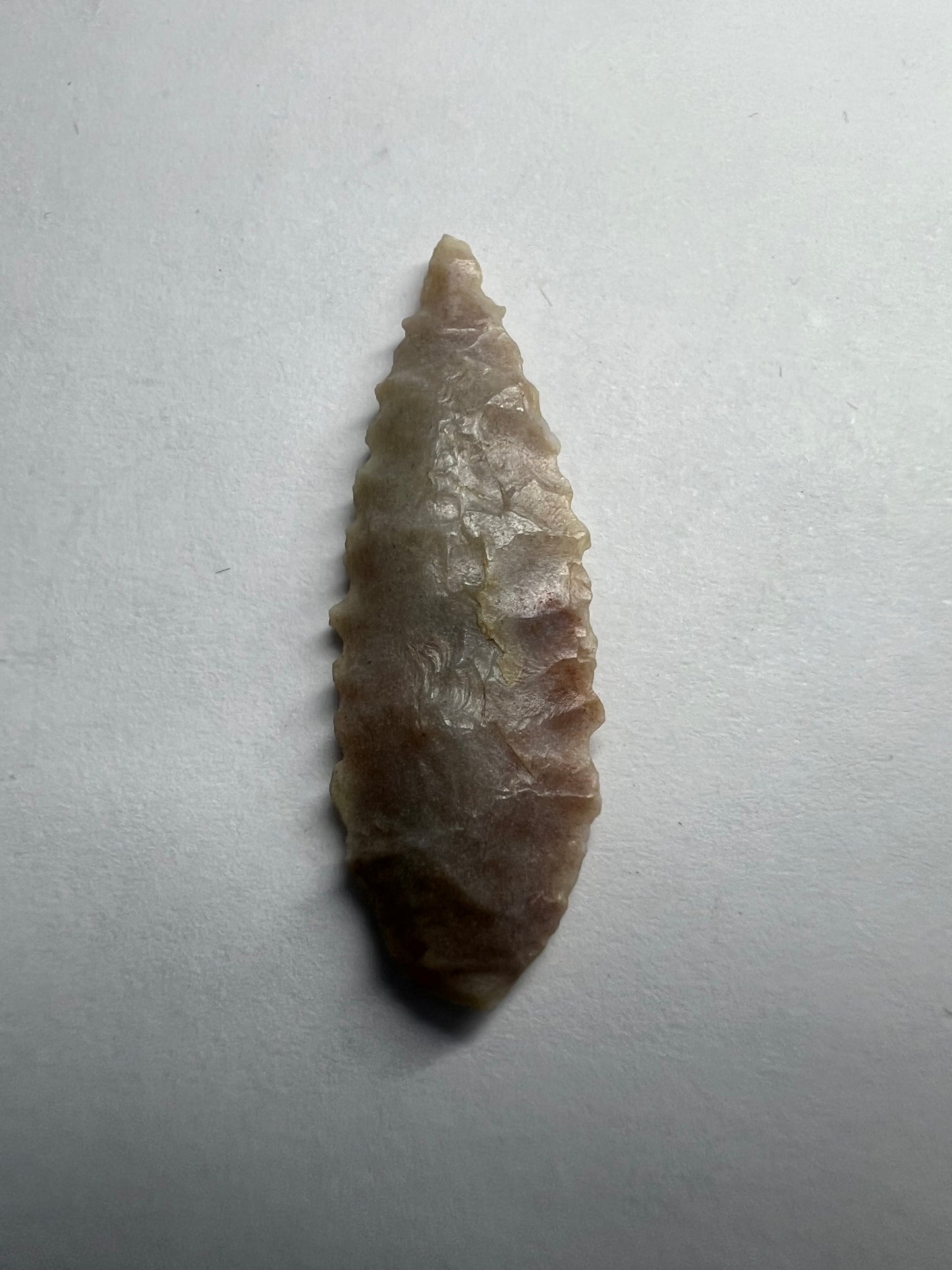 Stone Age Ancient Neolithic Stone Arrowhead in Display Case!