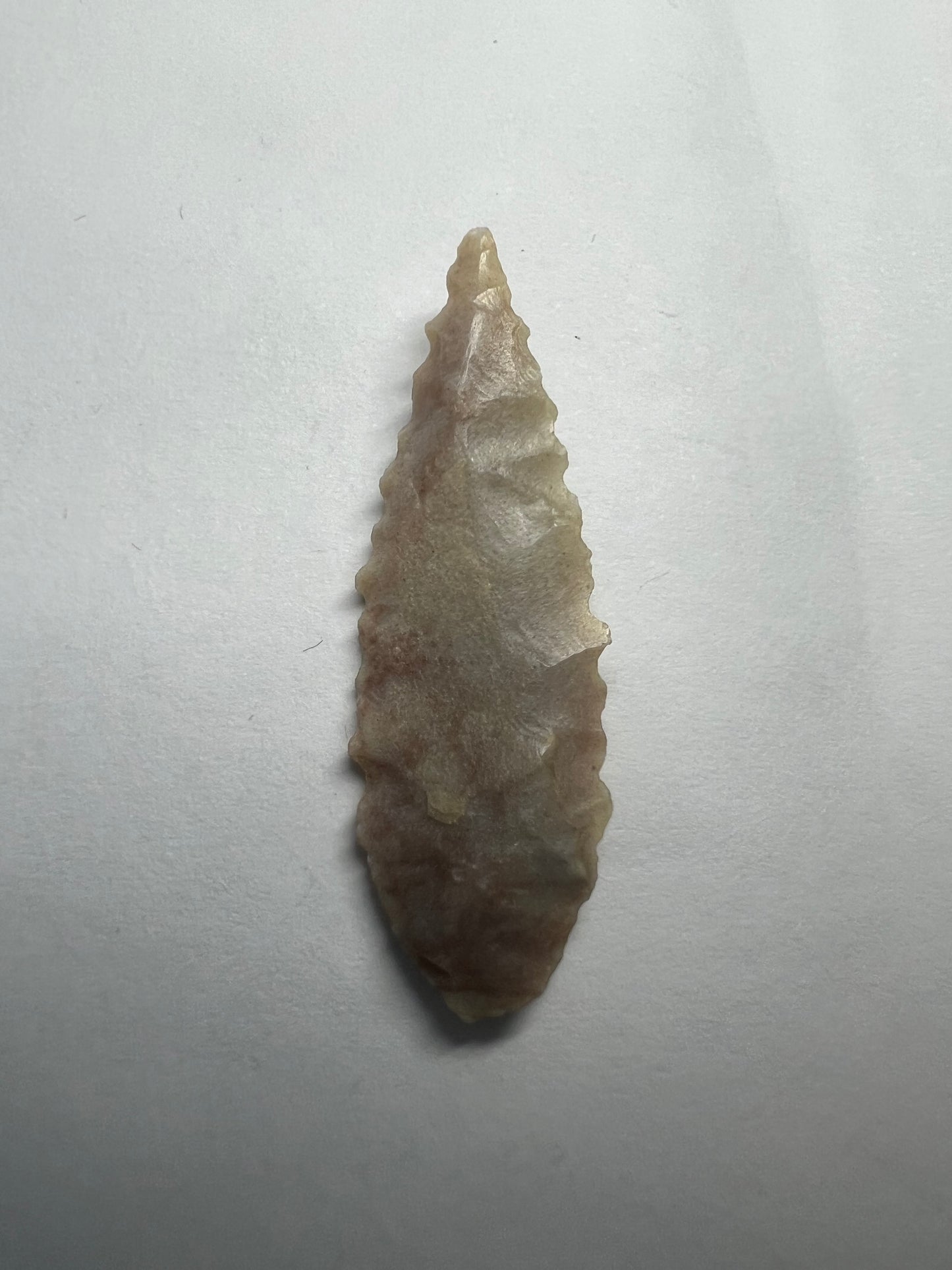 Stone Age Ancient Neolithic Stone Arrowhead in Display Case!