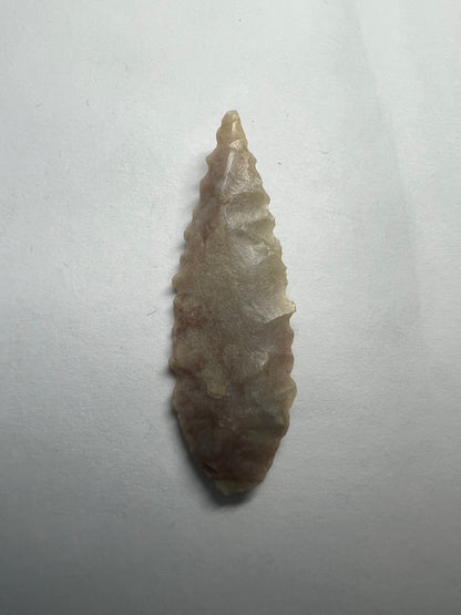Stone Age Ancient Neolithic Stone Arrowhead in Display Case!