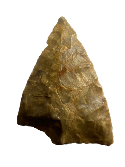 Stone Age Ancient Neolithic Stone Arrowhead in Display Case!