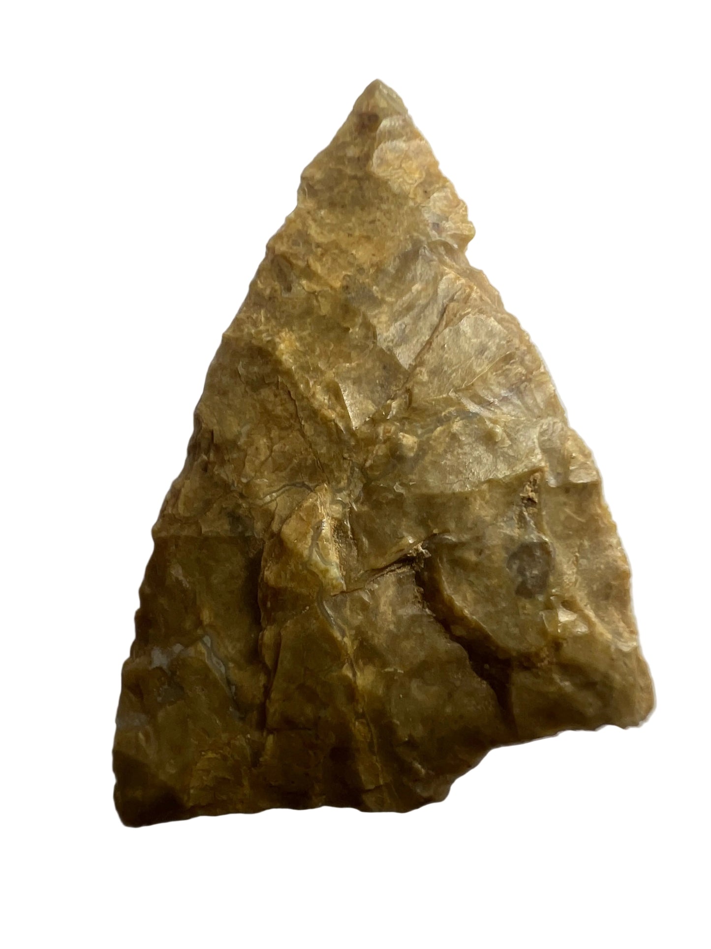 Stone Age Ancient Neolithic Stone Arrowhead in Display Case!