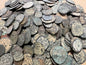 Uncleaned Medieval Islamic Empire Bronze Coins - AD 1037–1308 (specify amount)