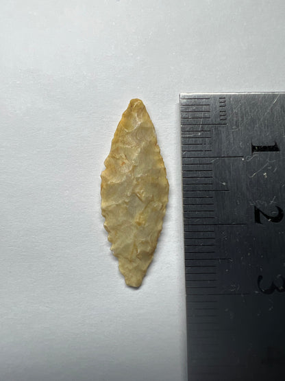 Stone Age Ancient Neolithic Stone Arrowhead in Display Case!