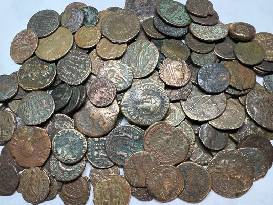 Genuine Ancient Roman Coins (cleaned) "Gladiators' Pocket Change"
