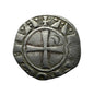 Medieval Crusader - Knight Templar Silver Denier Coin - Bohemond III (1163-1201)
