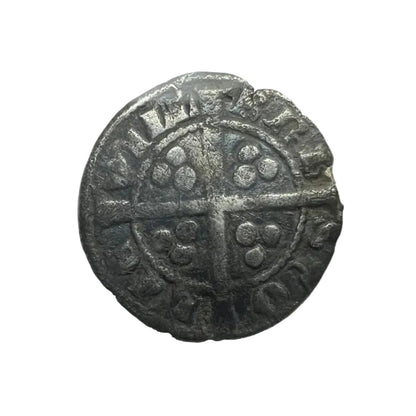 MEDIEVAL ENGLAND, EDWARD I HAMMERED SILVER PENNY Circa 1281 A.D.