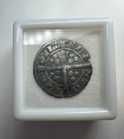 MEDIEVAL ENGLAND, EDWARD I HAMMERED SILVER PENNY Circa 1281 A.D.