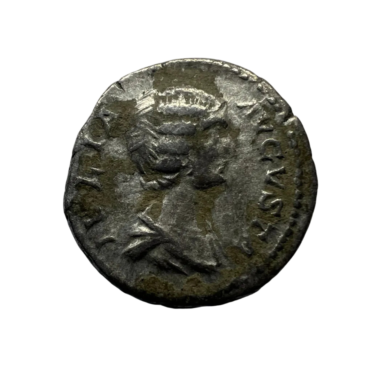 Ancient Roman Silver Coin Julia Domna Augusta 193-217 PIETAS
