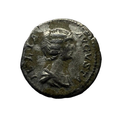 Ancient Roman Silver Coin Julia Domna Augusta 193-217 PIETAS