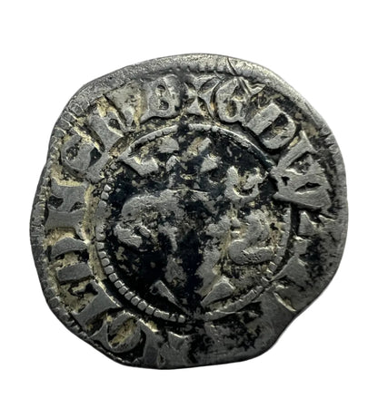 Medieval England King Edward I Hammered Silver Penny reverse