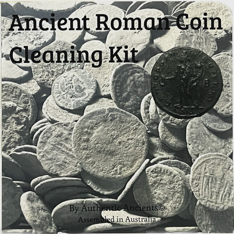 THE PERFECT GIFT - Ancient Roman Coin Cleaning Kit - Clean your own Roman coins!