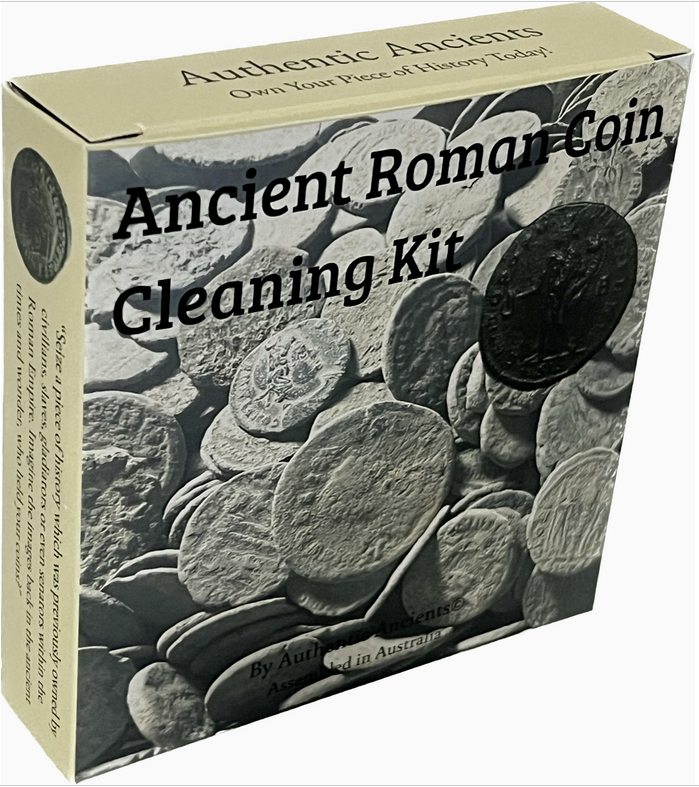 THE PERFECT GIFT - Ancient Roman Coin Cleaning Kit - Clean your own Roman coins!