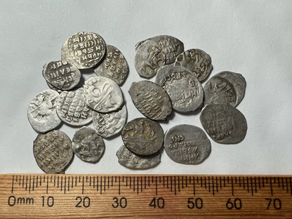 Genuine Medieval Russian Silver Coin (IVAN THE TERRIBLE)  AD. 1530 – 1584