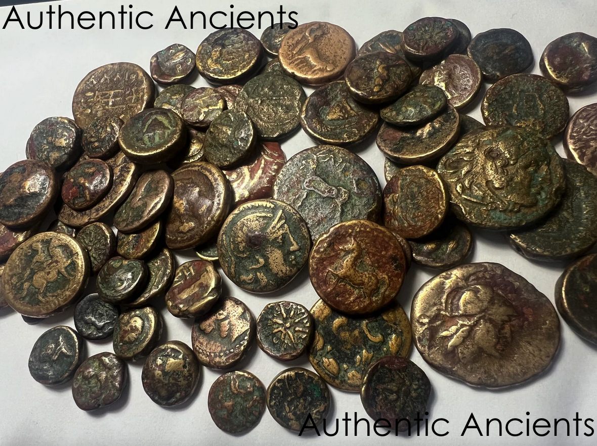 Ancient Greek Coin Cleaned Good Quality (Fat & Chunky) ~300 BC!