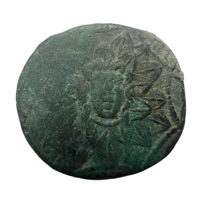 Ancient Greek Coin AMISOS PONTUS Mithradates VI GORGON & NIKE (85-65 BC)