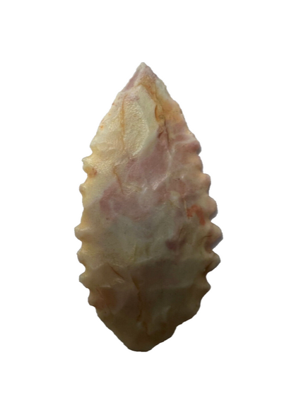 Stone Age Ancient Neolithic Stone Arrowhead in Display Box