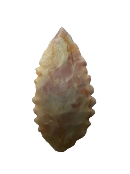 Stone Age Ancient Neolithic Stone Arrowhead in Display Box