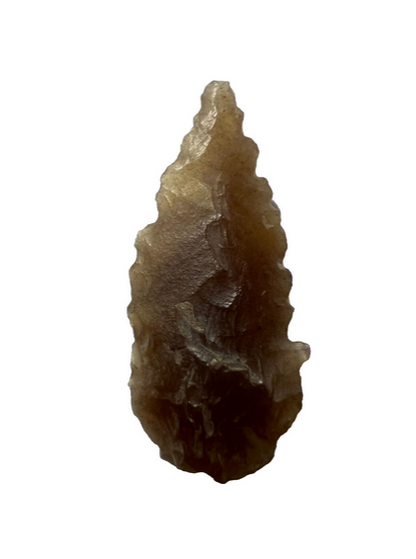 Stone Age Ancient Neolithic Stone Arrowhead in Display Box