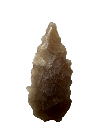 Stone Age Ancient Neolithic Stone Arrowhead in Display Box