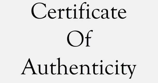 Certificate of Authenticity Add-On