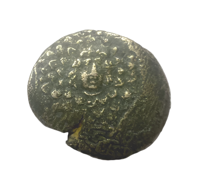 Ancient Greek Coin AMISOS PONTUS Mithradates VI GORGON & NIKE (85-65 BC) 22mm