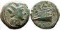 Arados in Phoenicia 200BC Ancient Greek Coin Ship Galley Tyche Fortuna