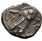 Attica. Athens circa 355-294 BC. Silver Tetradrachm AR