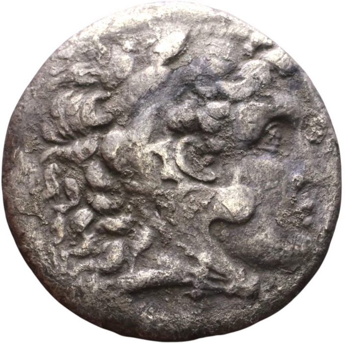 Ancient Greek tetradrachm Coin Alexander the Great Obverse