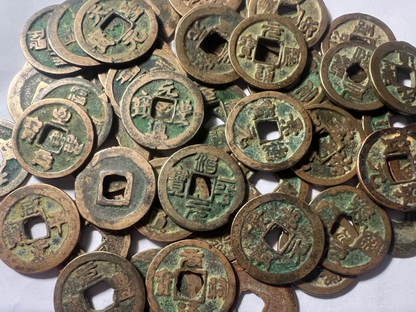 Genuine Ancient Chinese Mixed Song Dynasty Coins Cleaned