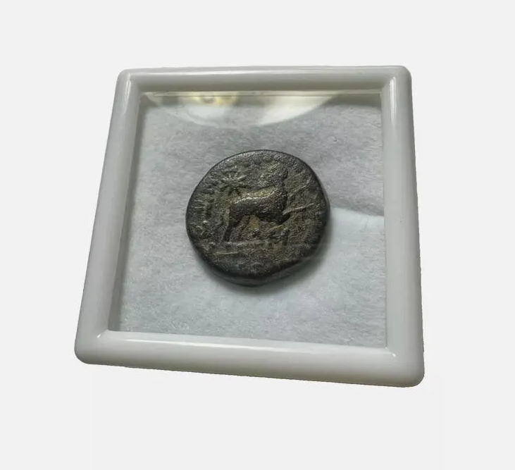 ANCIENT GREEK COIN PRESERVED (Fat & Chunky) JESUS CHRIST Birth STAR of BETHLEHEM