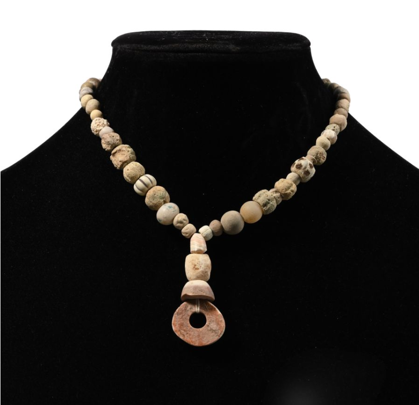 Western Asiatic Terracotta and Mixed Bead Necklace String