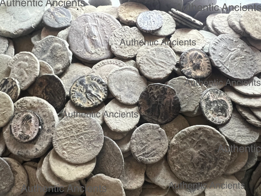 Genuine Uncleaned Roman Bronze Coins ~1700 Years Old