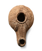 Roman Terracotta Oil Lamp with Extended Nozzle HOLY LAND, CIRCA 4TH-7TH CENTURY A.D.