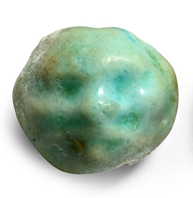 Egyptian Faience face bead Circa Late Period - Ptolemaic Period 664-30 B.C.
