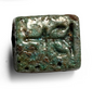 Egyptian Faience wedjat-eye Bead Amulet Circa Late Period - Ptolemaic Period 664-30 B.C.