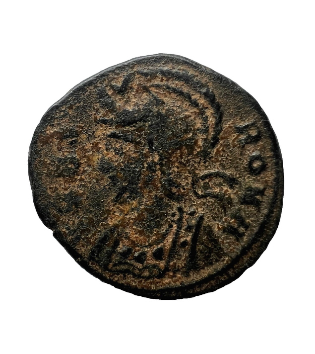 Genuine Ancient Roman Coin In Display Case - Urbs Roma