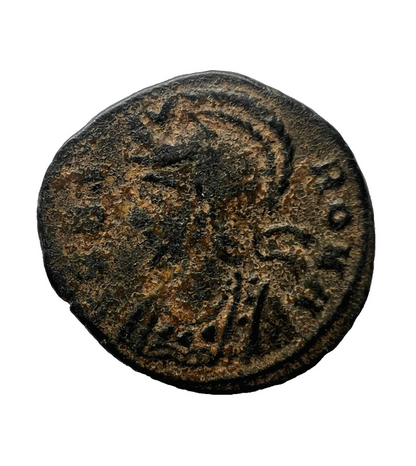 Genuine Ancient Roman Coin In Display Case - Urbs Roma