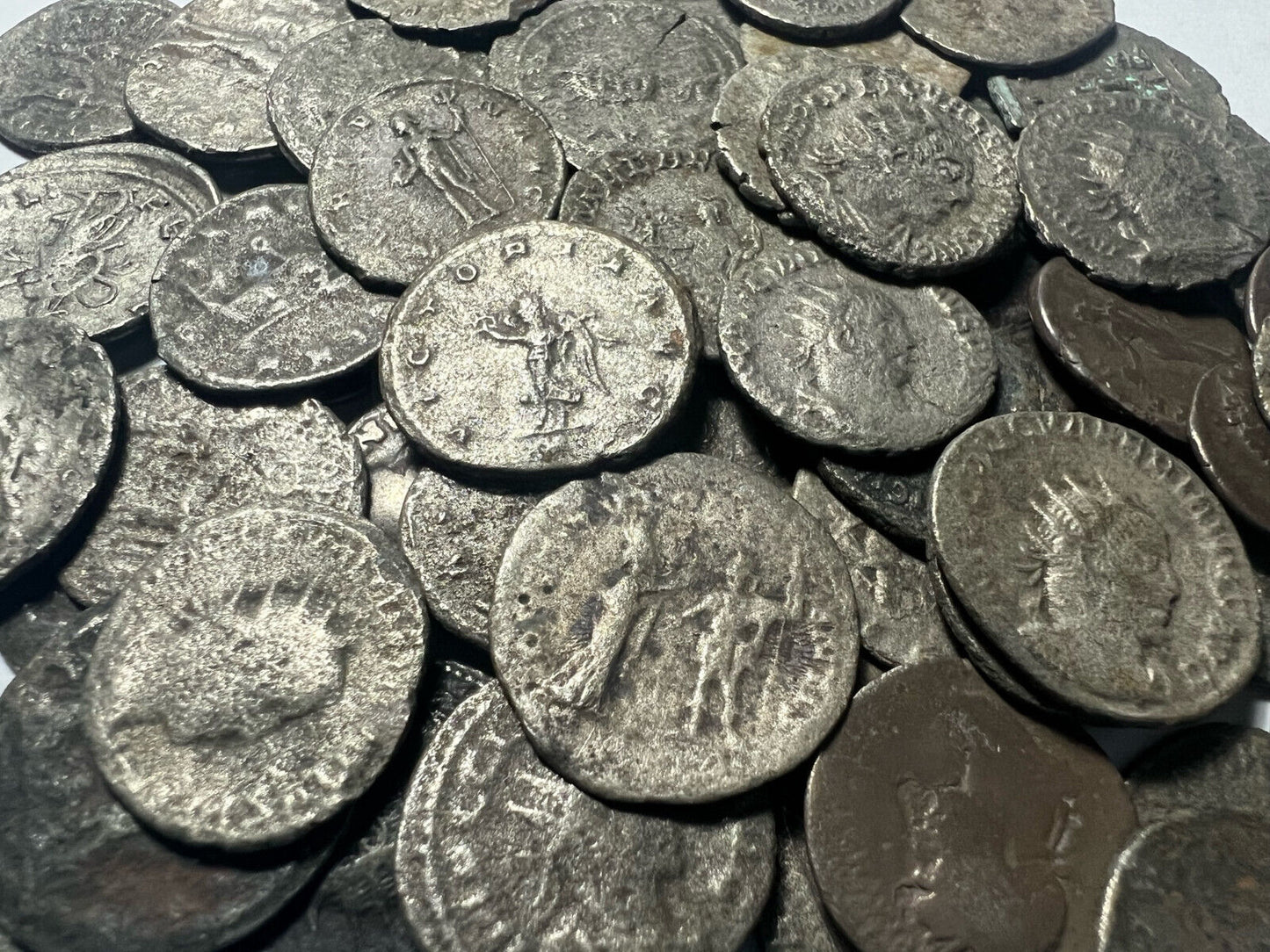 Genuine Uncleaned Ancient Roman Silver/Billon Antoniniani Coins