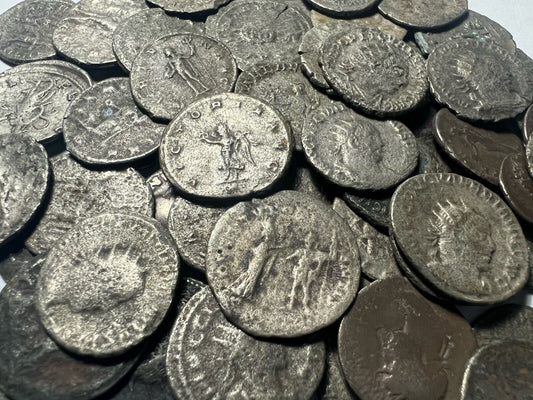Genuine Uncleaned Ancient Roman Silver/Billon Antoniniani Coins