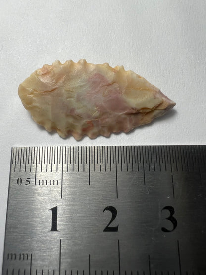 Stone Age Ancient Neolithic Stone Arrowhead in Display Box