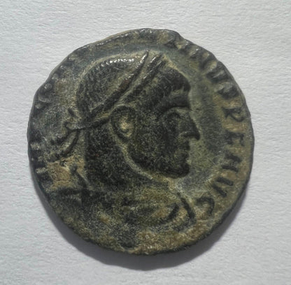 Genuine Constantine the Great Ancient Roman Coin In Display Case